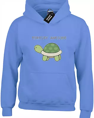 Buy Turtley Awesome Hoody Hoodie Cute Design Funny Cool Printed Slogan Joke • 16.99£