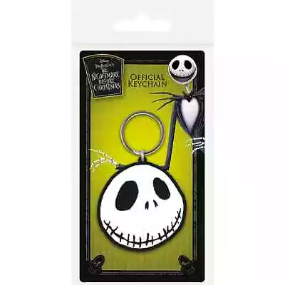 Buy Nightmare Before Christmas Jack Face Disney Rubber Keyring New Official Merch • 3.75£