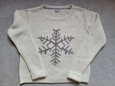 Buy Next Christmas Jumper, Girls Age 15-16(womens/ladies Size 10) • 4£