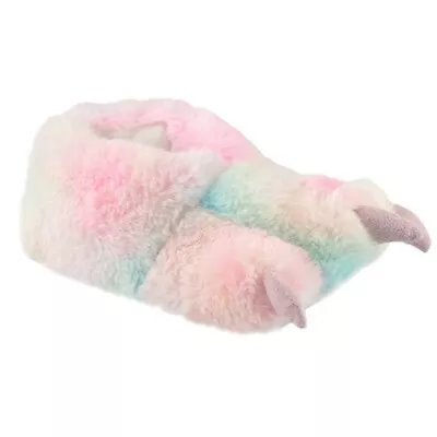 Buy SlumberzzZ Childrens/Kids Super Soft Unicorn-Pastel Claw Slippers 1824 • 14.09£