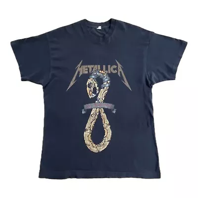 Buy 1991 Metallica Don’t Tread On Me Pushead Vintage T-Shirt Size XL Single Stitch • 169.99£