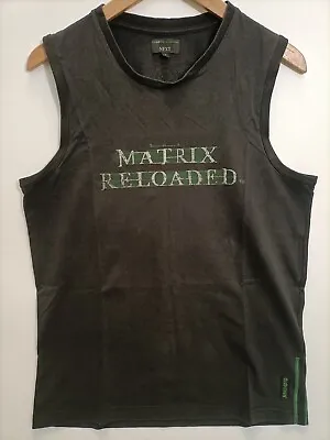 Buy The Matrix Reloaded Vintage Sleeveless T-Shirt Size M / L • 35.99£