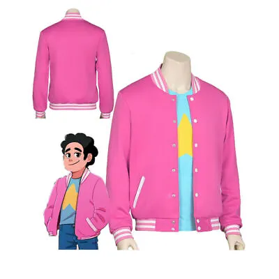 Buy Steven Universe Cosplay Baseball Uniform Unisex T-Shirt Jacket Top Costumes Tee • 18.90£