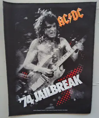 Buy AC/DC 74 Jailbreak Back Patch- Cloth Sew On, Official Licensed Merch Rock Metal • 12.75£