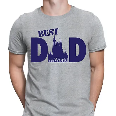 Buy Best Dad In The World Castle Cinderella Father Parent World Mens T-Shirts Top #D • 9.99£