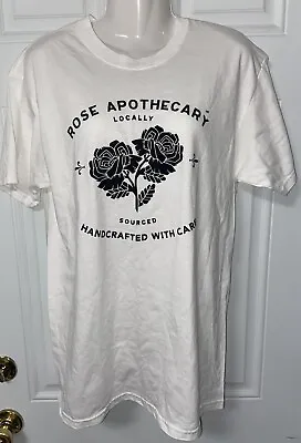 Buy Schitts Creek Rose Apothecary White T-Shirt Size M NWT • 11.57£