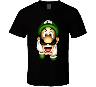 Buy Luigi`s Mansion Luigi Video Game T Shirt • 20.83£