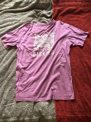 Buy Pink Dickies T Shirt XL • 7.49£