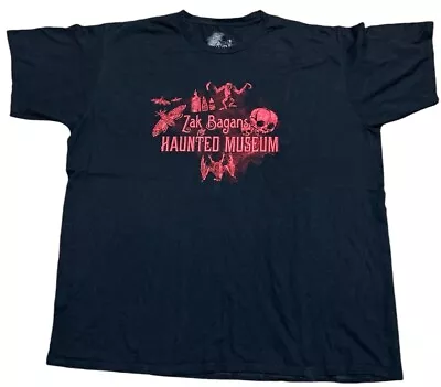 Buy Zak Bagans The Haunted Museum Black T Shirt Size 2XL • 15£