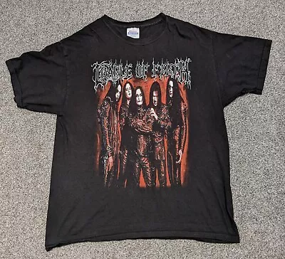 Buy Vintage 2003 Cradle Of Filth Children Of A Lesser God T-Shirt Large Y2K Original • 45£