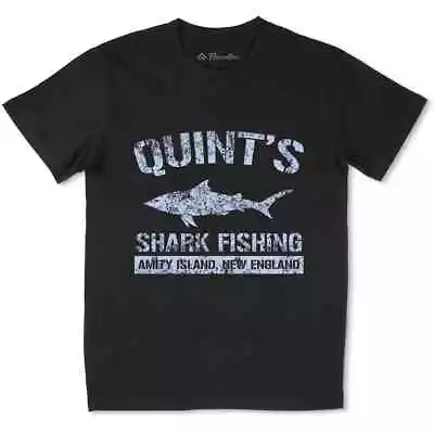 Buy Quints Shark T-Shirt Horror Amity Island We Gonna Need Boat Town Bigger D424 • 15.99£