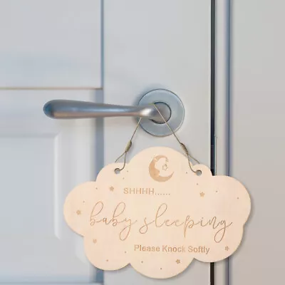 Buy  2 Pcs Baby Sleep Sign Do Not Disturb Door Hanger Clothes Hangers • 8.57£