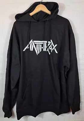 Buy Official Anthrax Band Music Hoodie Size L • 32.99£