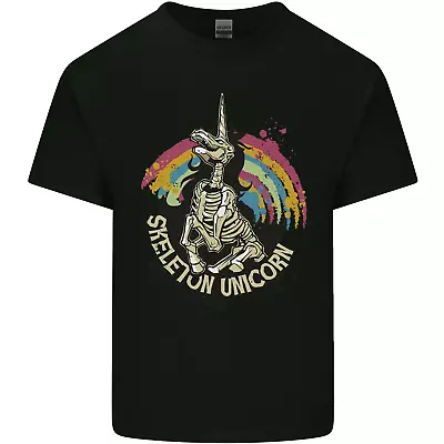 Buy Skeleton Unicorn Skull Heavy Metal Rock Kids T-Shirt Childrens • 7.99£