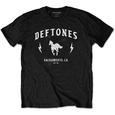 Buy Deftones T-Shirt Electric Pony Band Official New Black • 14.95£