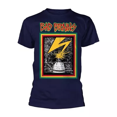 Buy Bad Brains 'bad Brains' Navy T-shirt - Phm Exclusive - Ph13201l • 16£