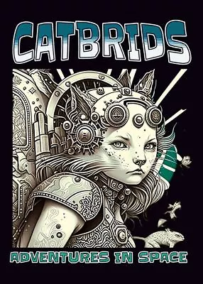 Buy Catbrids Adventures In Space Unisex T-shirt Sizes S - 3X • 22.21£
