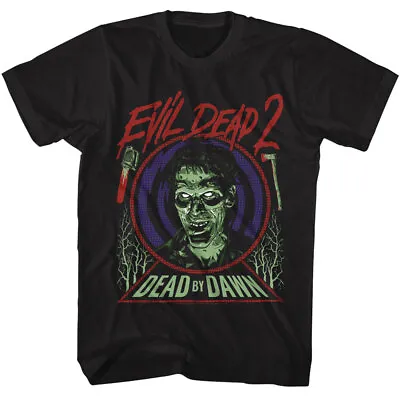 Buy The Evil Dead 2 Movie Ash Williams Dead By Dawn Bloody Chainsaw Men's T Shirt • 46.04£