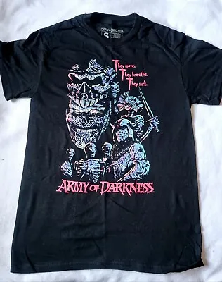 Buy RARE Exclusive Horror Loot Fright Collectable Army Of Darkness T-SHIRT • 23£