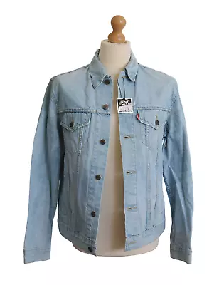 Buy Vintage Female Levis Denim Trucker Jean Jacket L 12 (27038) • 36.95£