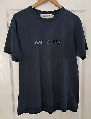 Buy Philosophy Football Lou Reed Perfect Day Tribute T-Shirt L Black Rare • 23.49£