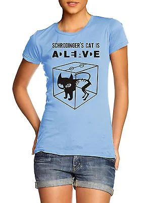 Buy Schrodingers Cat Funny Sheldon T-Shirt Womens • 11.99£