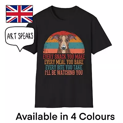 Buy Greyhound Retro T-Shirt Men Unisex - I’ll Be Watching You - Greyhound Trust Tee • 15.99£