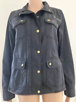 Buy J.Crew Relaxed Boyfriend Military Field Jacket Women's Size Medium Charcoal • 28.41£
