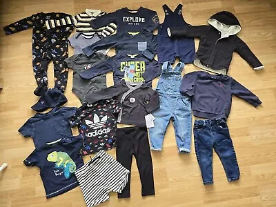Buy Baby 💙 Boy Boys Clothes Bundle Set 12-18 Months / Jumper / T-shirt / Outfits  • 19.99£