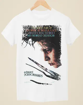 Buy Edward Scissorhands - Movie Poster Inspired Unisex White T-Shirt • 14.99£