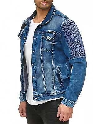 Buy Redbridge Men's Denim Jacket Denim Jeans Biker Between-Seasons Destroyed • 81.59£