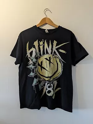 Buy Blink 182 Band T Shirt Big Smile Rock Logo Tee T Shirt Gildan Size M Medium  • 12.99£