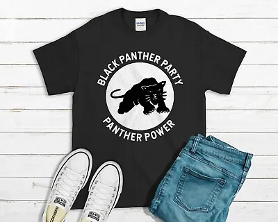 Buy Black Panther Party Power T-Shirt - Black Lives Matter BLM Justice Ladies Mens  • 9.99£