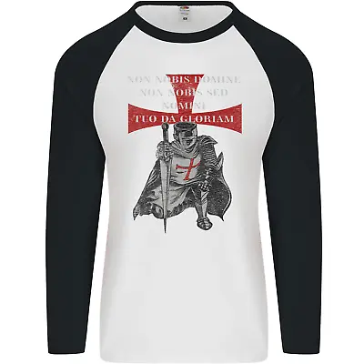 Buy Knights Templar Prayer St. George's Day Mens L/S Baseball T-Shirt • 9.99£