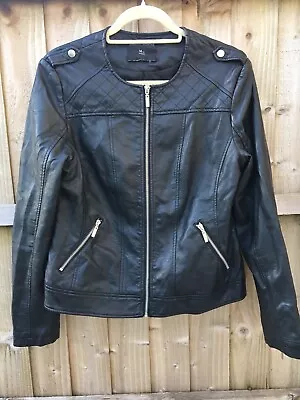 Buy Dorothy Perkins Womens/Ladies Faux Leather Biker Jacket Size 14*see Description* • 15£