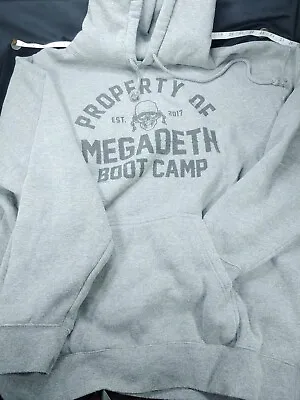 Buy MN/XL, Megadeth BOOTCAMP, 2017, EXCLUSIVE Hoodied Sweatshirt, NEW (WASHED ONCE) • 317.32£