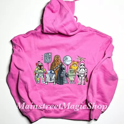 Buy 2024 Disney Star Wars Artist Series Will Gay Pink Zip Up Jacket Hoodie Size XL • 134.01£