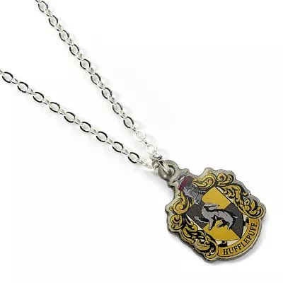 Buy Harry Potter - Harry Potter Silver Plated Necklace Hufflepuff - New Si - H300z • 11.64£