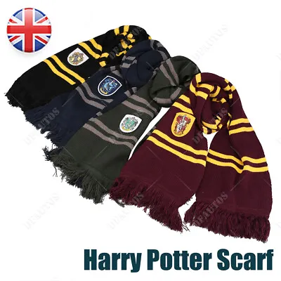 Buy Wizard Harry Potter Cosplay Costume Gryffindor Scarf Book Day Fancy Dress Gift • 8.59£