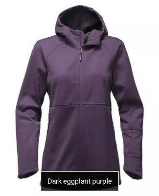 Buy North Face - Women's Apex Risor Hoodie Softshell Jacket S/P Dark Eggplant Purple • 23.54£