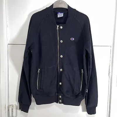 Buy Champion Beams Bomber Jacket Black Zip Up Size Medium  • 36.09£