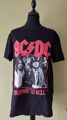 Buy AC/DC Highway To Hell Black And Red T-shirt. Mens Medium • 9.99£
