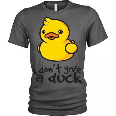 Buy I Don't Give A Duck T-Shirt Rude Funny Joke Novelty T-Shirt Unisex Mens • 12.95£