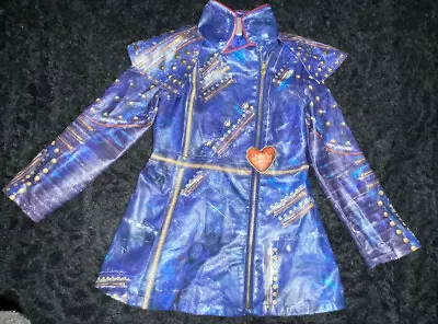 Buy Girls Age 5-6 Years Disney Descendants Faux Pvc Coat No Signs Of Wear • 17.50£