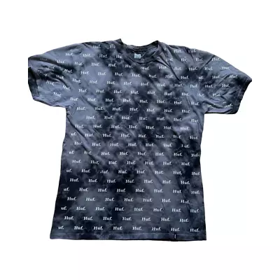Buy HUF All Over T-Shirt Tye Dye Grey Charcoal Washed Men's Size Large • 10.79£