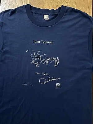 Buy Vintage John Lennon “The Family” T-Shirt Rare - Never Worn Size L • 34.95£