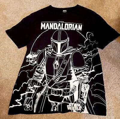 Buy Mens Star Wars Mandalorian T Shirt 42  Chest • 1.50£