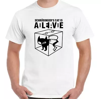 Buy Schrodingers Cat T-Shirt Dead Alive Mens Funny Sheldon Cooper Big Bang Theory • 8.99£