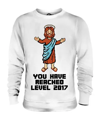 Buy Jesus Level 2018 Unisex Sweater Mens Ladies Gift Gaming Gamer Christmas Jumper • 34£