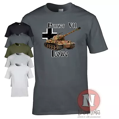 Buy Panzer 7 Lowe WW2 German Military Armour T-shirt World Tanks Panzerkampfwagen • 16.99£